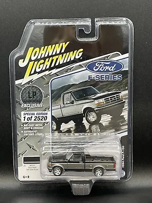 JOHNNY LIGHTNING 1994 Ford F-150 Black Silver Truck 1:64 Diecast LP Exclusive • $19.99