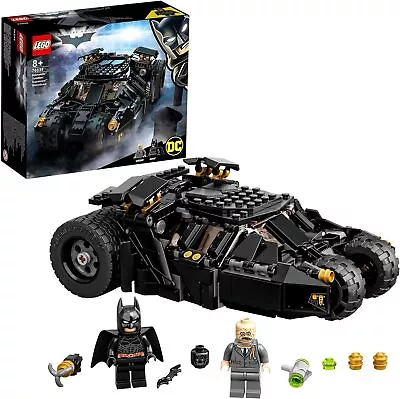 LEGO DC Batman Batmobile Tumbler Scarecrow Showdown Building Kit Minifigures • $128.91