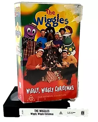 The Wiggles Wiggly Wiggly Christmas VHS Video Cassette Tape Vintage 95 Original • $29.50