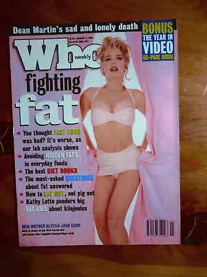 Magazine Who Weekly Fighting Fat January 8 1996   Great ** Must See • $3