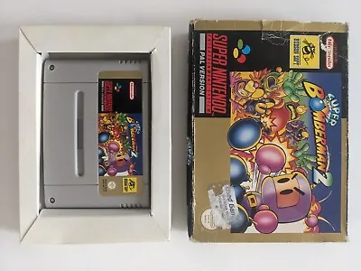 Super Bomberman 2 - Super Nintendo SNES Game - Boxed - PAL • £29