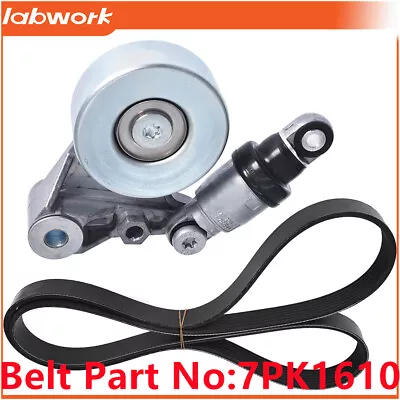 Drive Fan Belt+Tensioner Assembly For Nissan Patrol GU Y61 ZD30 Navara D22 01-07 • $51.25