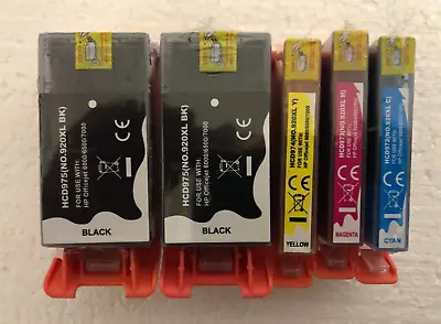 920XL Ink Cartridges For HP OfficeJet 6000 6500 7000 7500 (Set Of 5) • £12.50