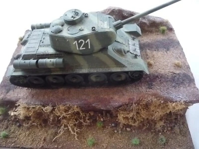 £17.99 • Buy 1 35 Model Tank Russian WW2 T34 85mm Gun And Turret Built Painted