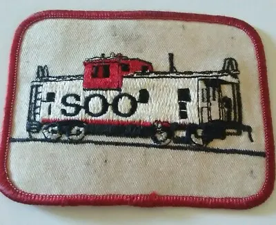 Soo Line Railroad Vintage 4 X 3  Caboose Patch • $15