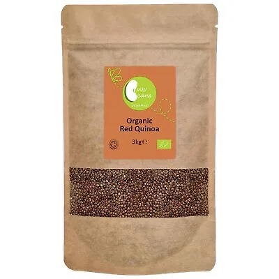 Organic Red Quinoa | High In Protein | Source Of Fibre (3kg) • £29.99