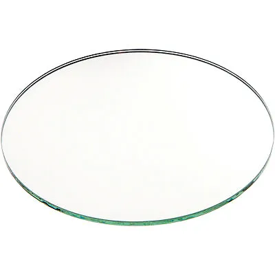 Plymor Round 3mm Non-Beveled Glass Mirror 5 Inch X 5 Inch (Pack Of 3) • $10.60