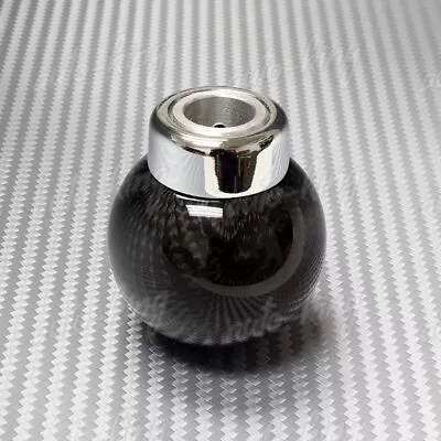 Jdm Universal Real Carbon Fiber Ball Manual Mt Gear Shift Shifter Knob • $22.35