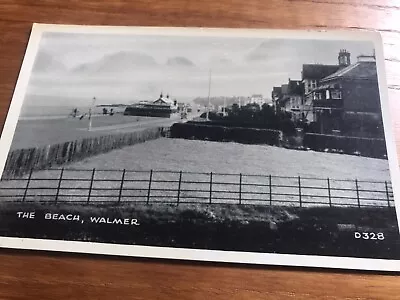 Walmer  Kent The Beach Photographic Postcard Vintage • £0.99