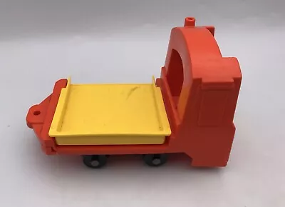 Fisher Price Vintage Little People Lift & Load Railroad TRAIN CAR Yellow & Red • $12.99