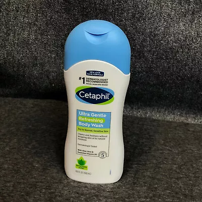 Cetaphil Ultra Gentle Refreshing Body Wash Dry To Normal Sensitive Skin 16.9oz • £12.52