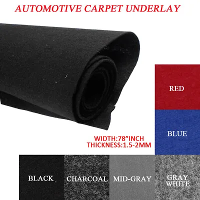 $16.99 • Buy Automotive Carpeting Padding Interior Trunk Liner Carpet Replacement Upholstery