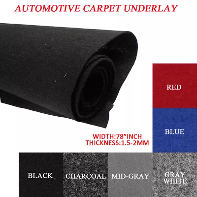 Automotive Carpeting Padding Interior Trunk Liner Carpet Replacement Upholstery • $32.99