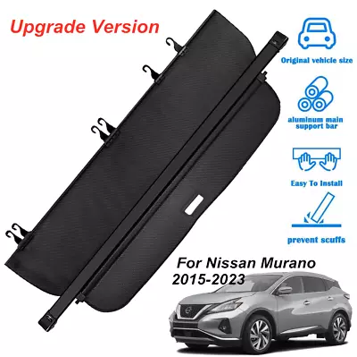 For 2015-2023 Nissan Murano Retractable Rear Cargo Cover Security Luggage Shade • $95.99