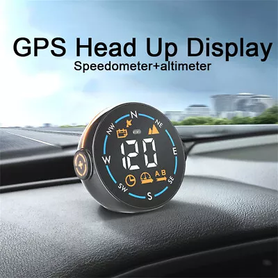 USB Car Dash GPS HUD Speedometer Head-Up Display Speed Alarm MPH KMH Universal • $35