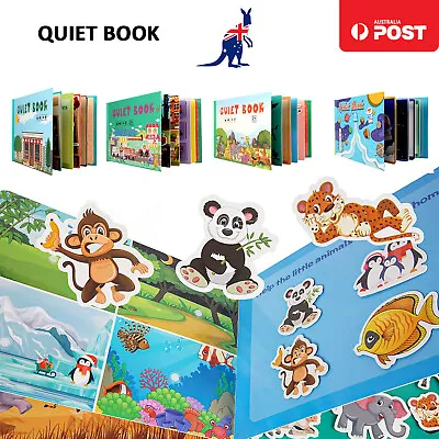 $20.06 • Buy Montessori Quiet Busy Book Toy For Toddler Kids Early Educational Learning Skill