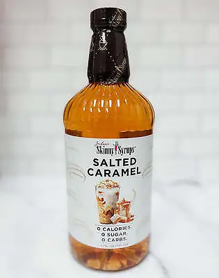 Jordan'S Skinny Syrups Salted Caramel Coffee Syrup Sugar Free 1.75 Liters (Pa • $20.89