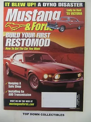 Mustang & Fords Magazine   October 2002    Bob Browning Red '55 Ford Victoria • $9.77