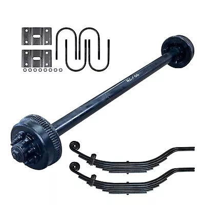 9000 Lb Electric Brake Trailer Axle Kit 8 Lug - 9k TK Grease Bath Trailer Axle • $1739