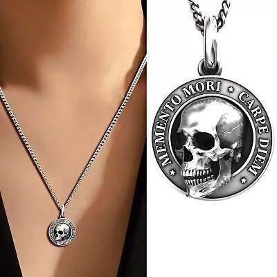 Skullss Pendant Memento Mori Skullss Pendant Realistic Festive Necklace 3D • £4.82