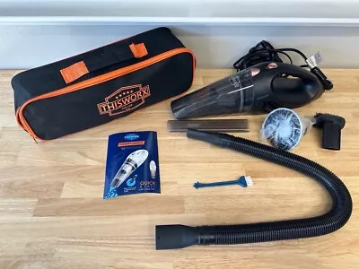 ThisWorx Mini Handheld Car Vacuum Cleaner 12V DC 16 Ft Cord & Bag Only Used 2x • $11.95