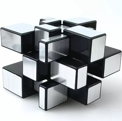 Mirror Speed Magic Cube 3X3 Puzzle For Children & Adults Kids Silver… • $13.99