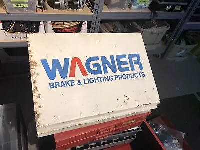 Vintage Metal Wagner Automotive Lamps Light Bulb Counter Display Automobilia • $99