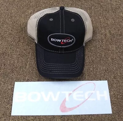 Bowtech Hat Cap Decal Lot Archery Bow Hunting Black Tan SS34 Carbon One CP28 • $5.50