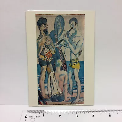 Postcard Max Beckman Young Men By The Sea Art Print  • $19