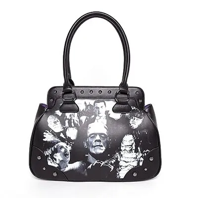 Universal Monsters Frankenstein Bride Mummy Dracula Creature Wolfman  Bowler Bag • $70.97