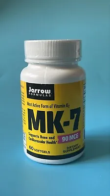 Jarrow Formulas MK-7 Bone And Cardiovascular Health 90mc 60 Softgels #s208 • £19.99