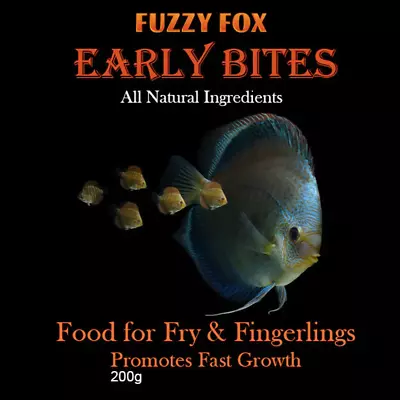 $14.95 • Buy Fuzzy Fox Early Bites Fish Food For Fingerlings And Fry Gel Pre-mix