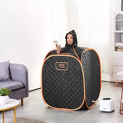 Portable 1000W Portable 2L Personal Steam Sauna Home Spa Tent Detox Therapy • $71.99