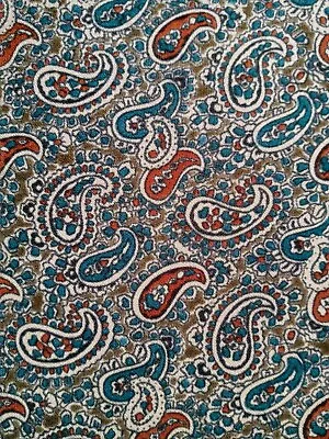 3 Small Vintage Pieces Of PAISLEY Liberty Of London SILK Fabric (see Below) • £10.25