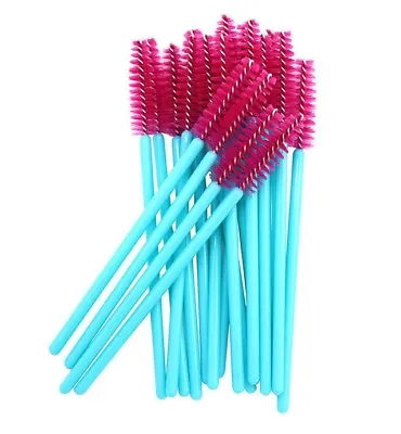 Baby Blue Tower Rose Mascara Wands Brushes Disposable Eyelash Extension • $8.59