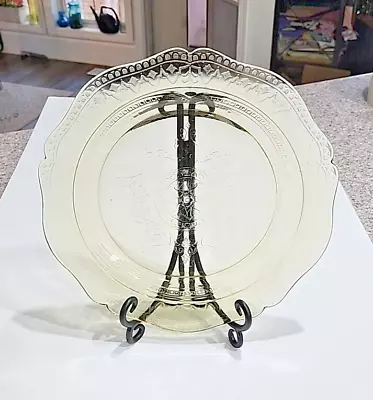 VINTAGE Federal Glass - Amber Patrician Spoke -Depression Glass 11  Plate • $10.99