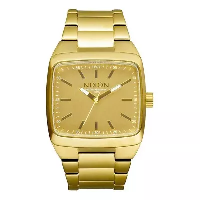 Nixon Manual II Update Analog All Gold Stainless Steel Watch A244502 • $85