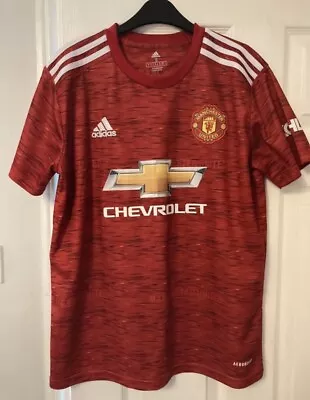 Mens Adidas Manchester United Football Shirt Red Size S • £2.99