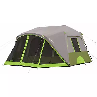 9 Person 2 Room Instant Cabin Tent With Screen Room Family Camping Tent Outdoor • $174.76