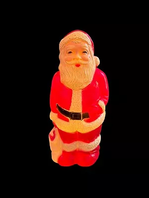 Vintage 1960s Union Products 13  Christmas Santa Claus Blow Mold Working - WOW! • $50