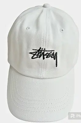 £9.99 • Buy White Baseball Cap Stussy Logo Hat Mens Womens Adjustable Classic Sport Hat