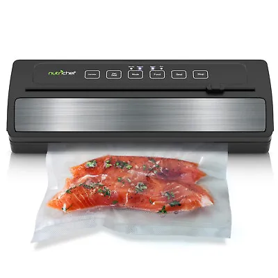 $40.31 • Buy NutriChef Kitchen Pro Food Electric Vacuum Bag Sealer Preserver System(Open Box)