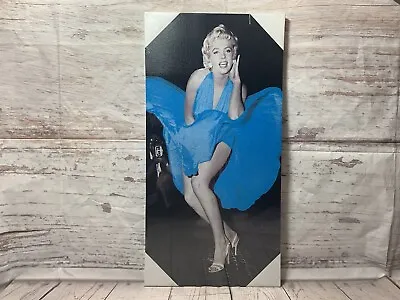 £13.99 • Buy Marilyn Monroe￼ Blue Dress Canvas Picture Famous Flying Skirt Shot Film Tv Star