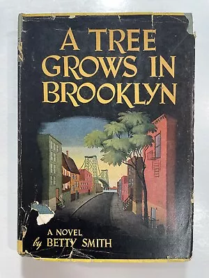 A Tree Grows In Brooklyn Betty Smith C1943 Dust Jacket • $12.50