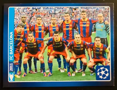 2013-14 Panini Champions League # 621 Barcelona 2011 Champions Sticker • $2.54