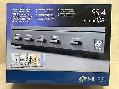 Niles Audio SS-4 Speaker Selector Selection Switch System • $49.99