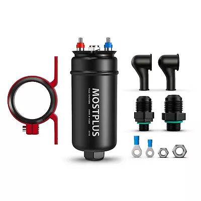 $44.88 • Buy 380LPH Inline External Electric High Pressure Fuel Pump W/ Mounting Bracket Kit