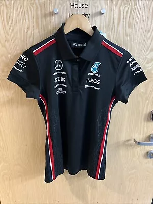 Mercedes Amg Petronas F1 Team Polo Top Size S Brand New • £10.99