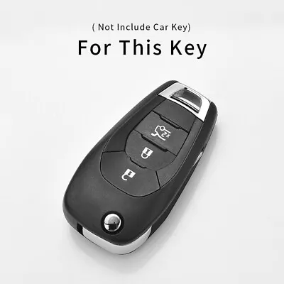 Car Key Fob Flip Key Case Cover Holder Shell For Chevrolet Chevy Malibu Cruze • $24.29