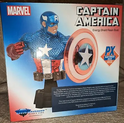 Marvel 1/7 Scale Bust Captain America Holo Shield: SDCC 2023 Exclusive • £49.90